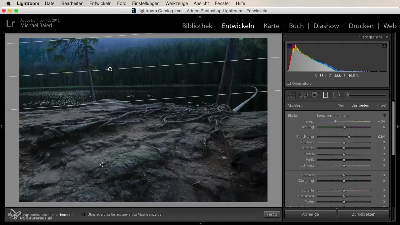 Veriunea liniară în Lightroom pentru editare foto creativă