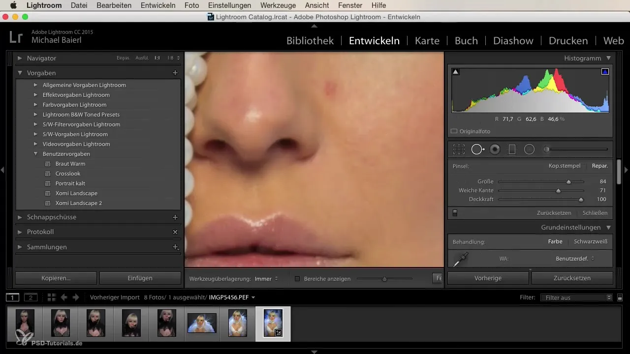Effektive Beautyretusche in Lightroom