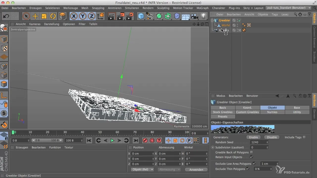 Створити нижню базу в Cinema 4D та Photoshop