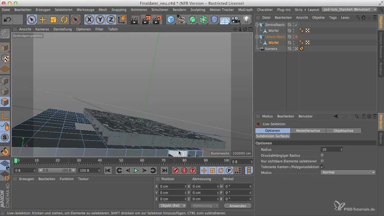 Створіть нижню базу в Cinema 4D та Photoshop