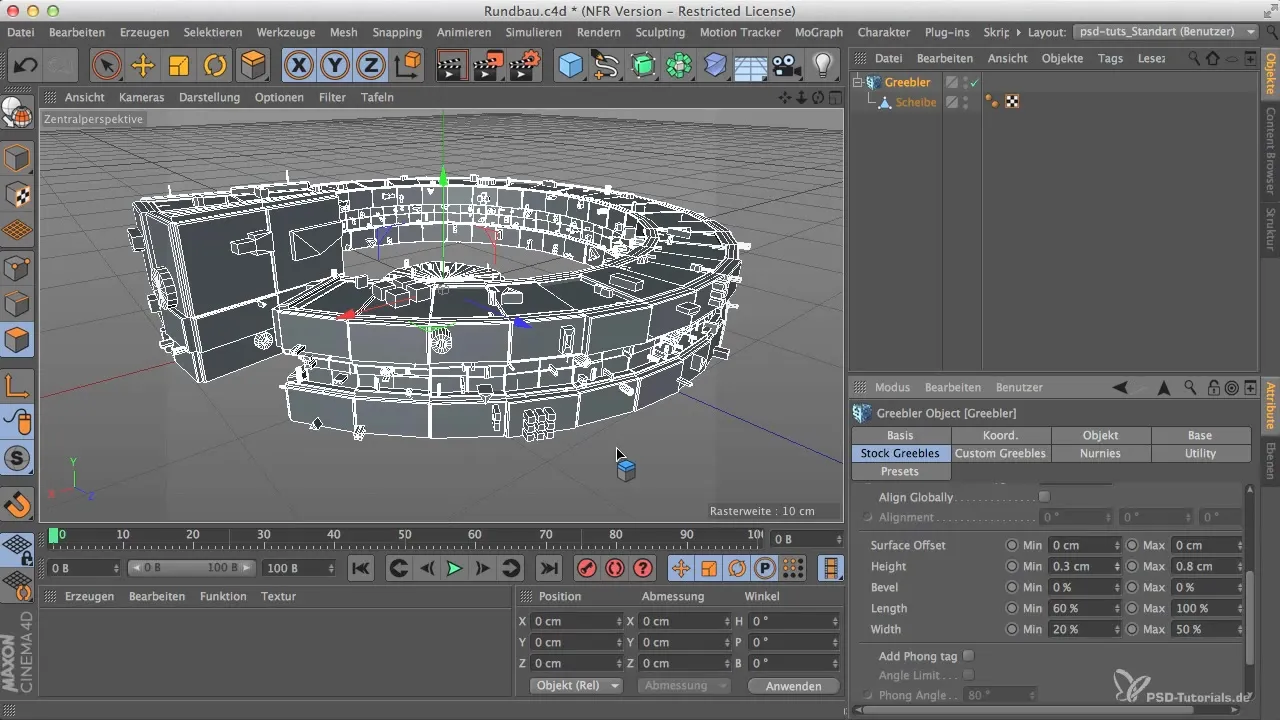 Greebles в Cinema 4D ефективніше формувати