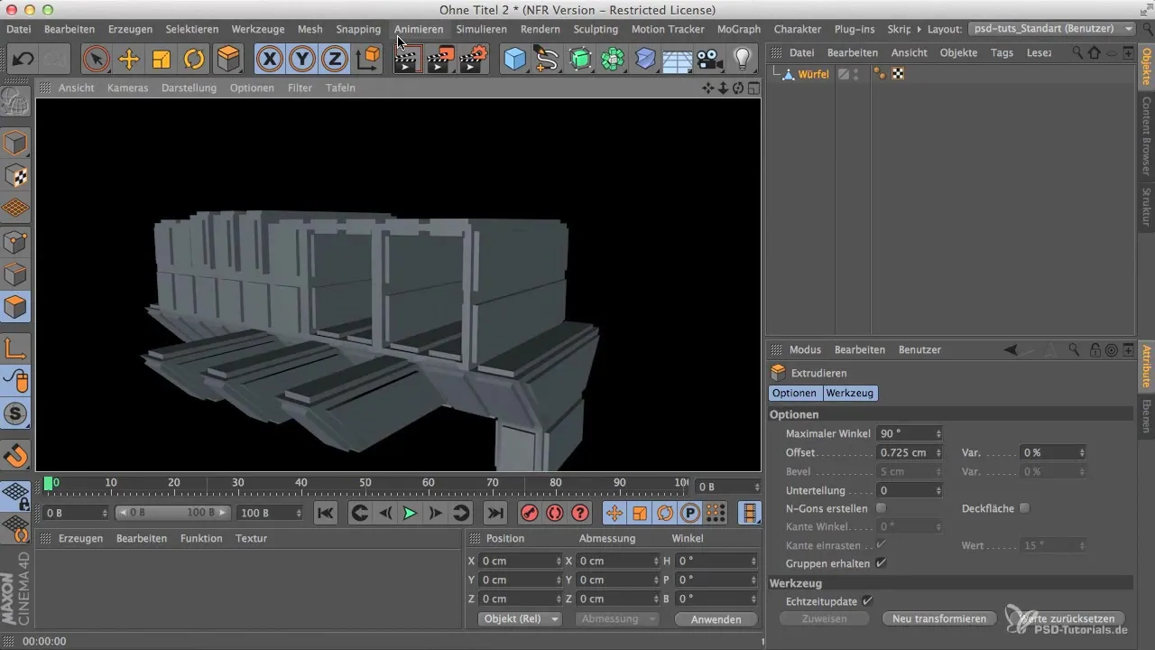 Креативні будівлі створювати за допомогою Cinema 4D
