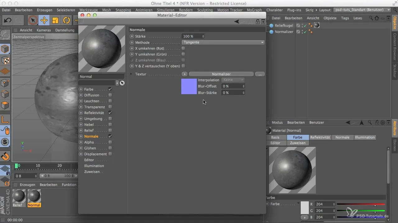 „Оптимальна структурація з Normalizer в Cinema 4D“
