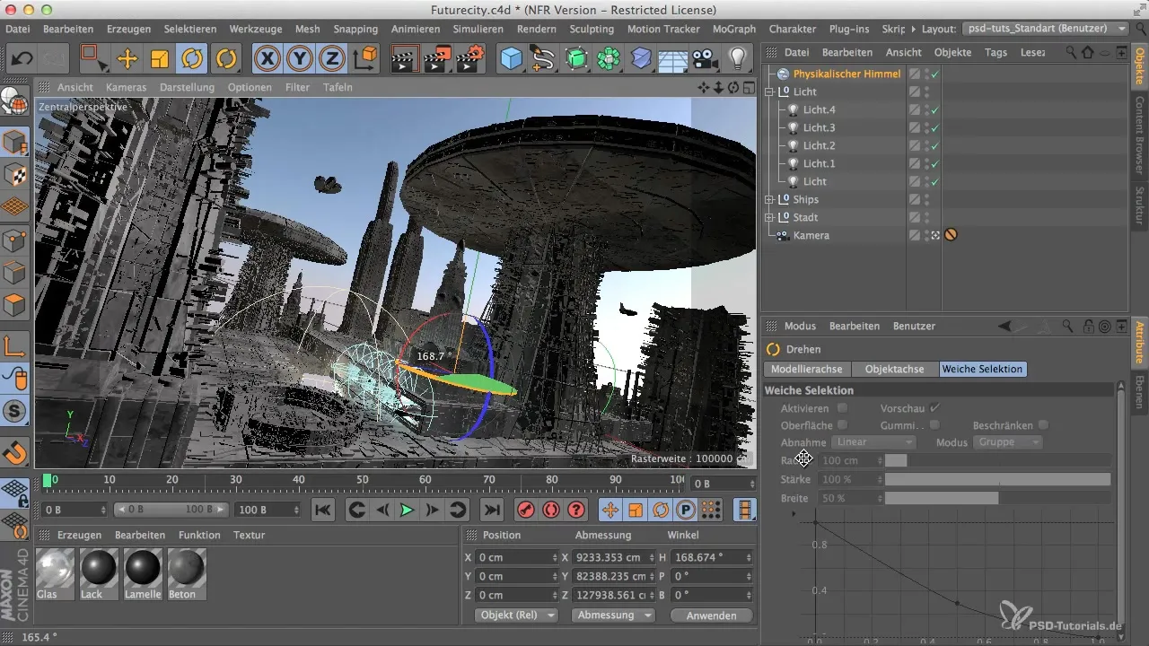 Оптимально використовувати фізичне небо в Cinema 4D