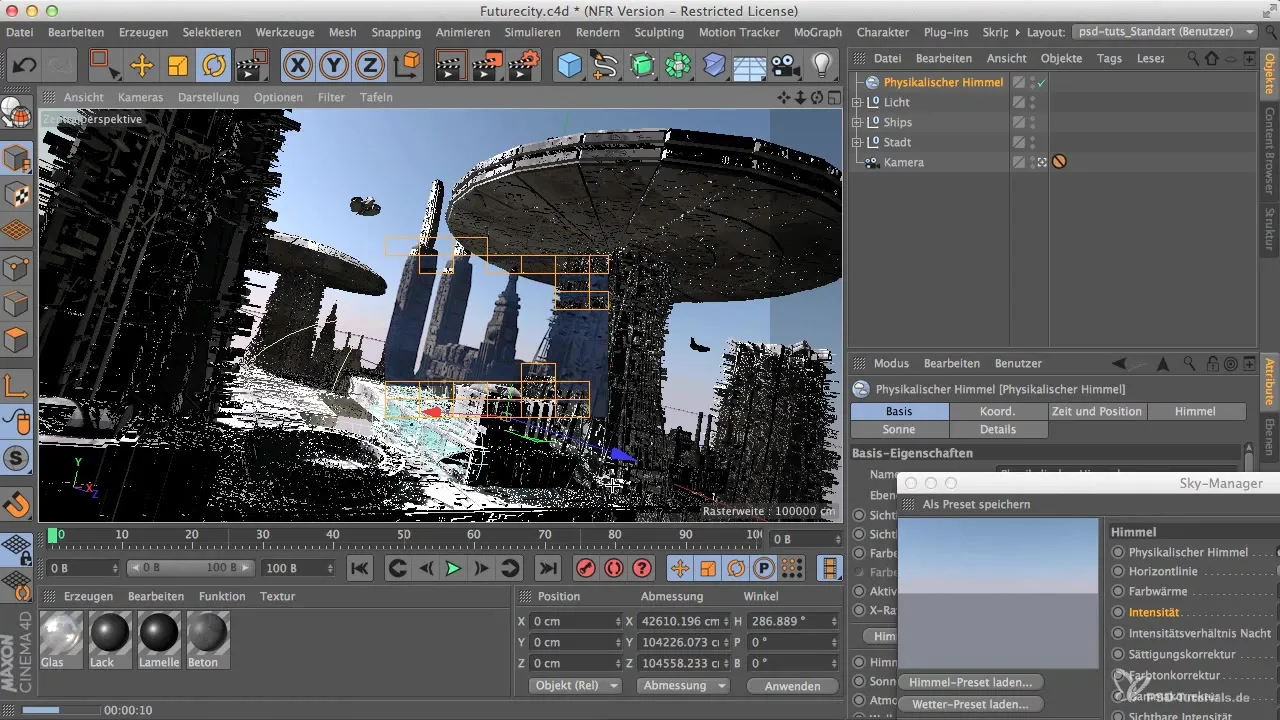 Отже, так ти оптимально налаштовуєш небо в Cinema 4D