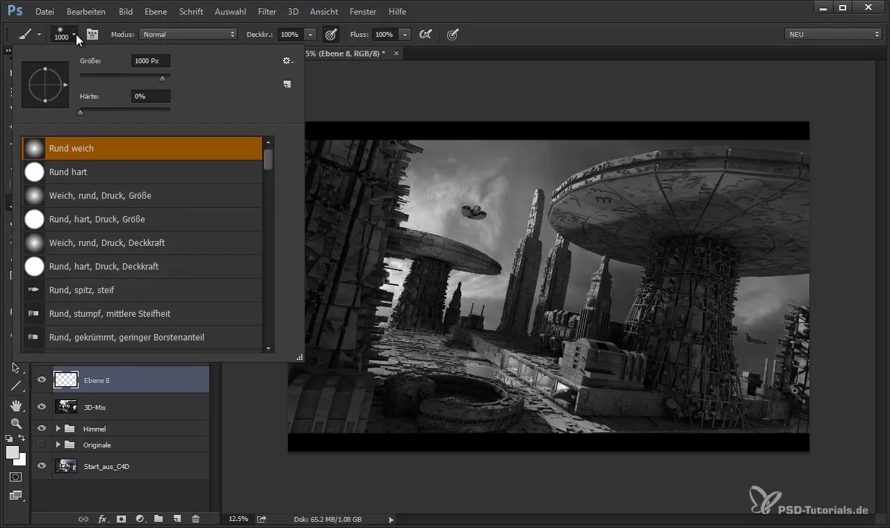 Атмосферні перспективи: Глибина в Photoshop створювати