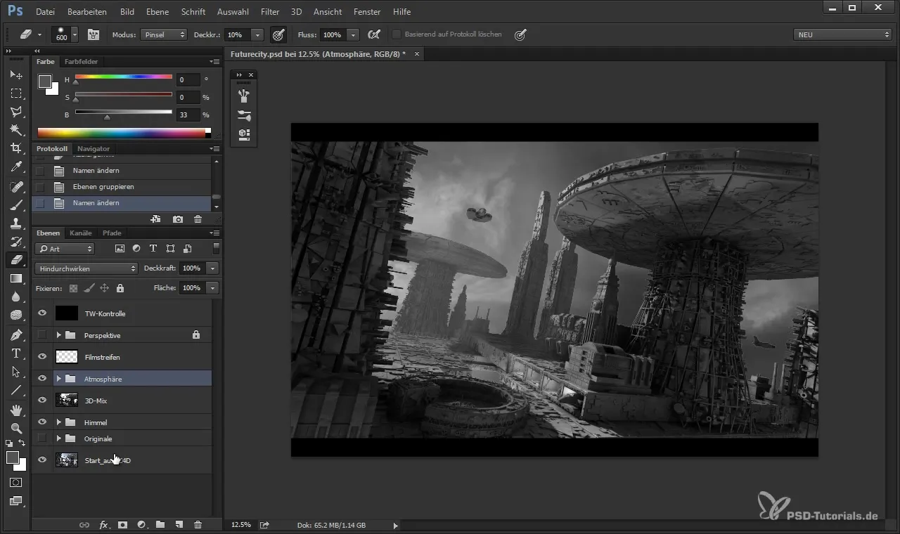 Атмосферні перспективи: Глибина в Photoshop створення