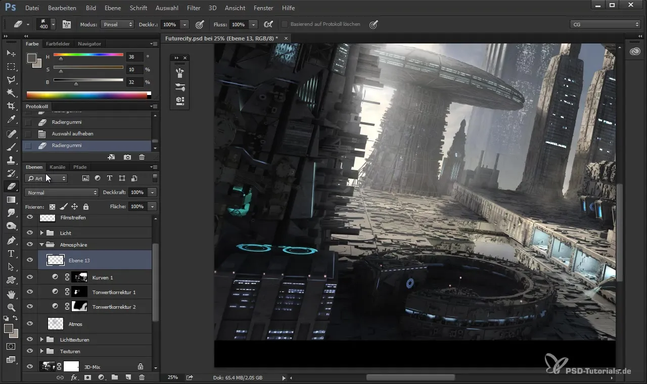 Додати атмосферні деталі в Cinema 4D та Photoshop