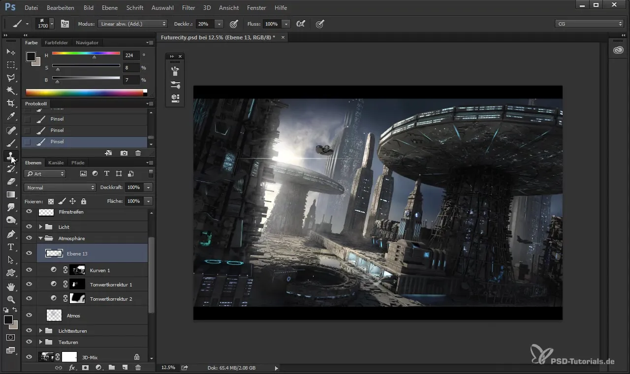 Додати атмосферні деталі в Cinema 4D та Photoshop