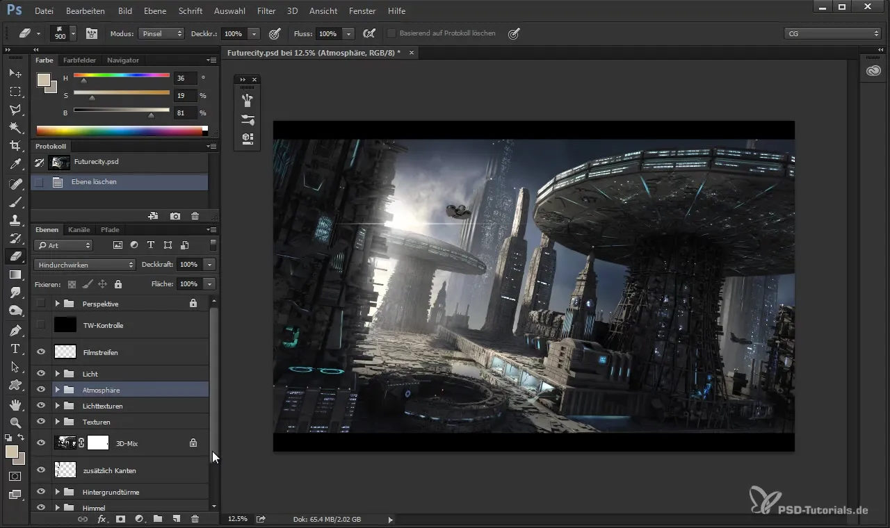 Додати атмосферні деталі в Cinema 4D та Photoshop