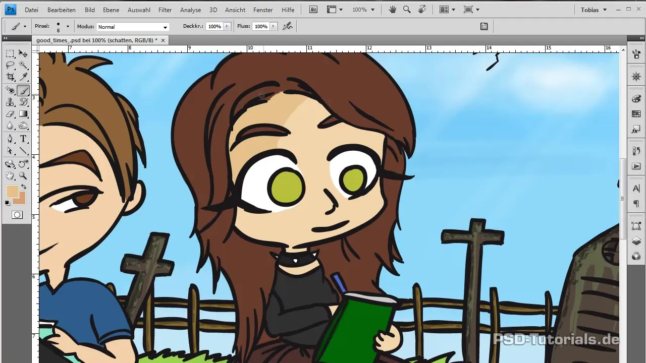 Create professional comic drawings in Photoshop
