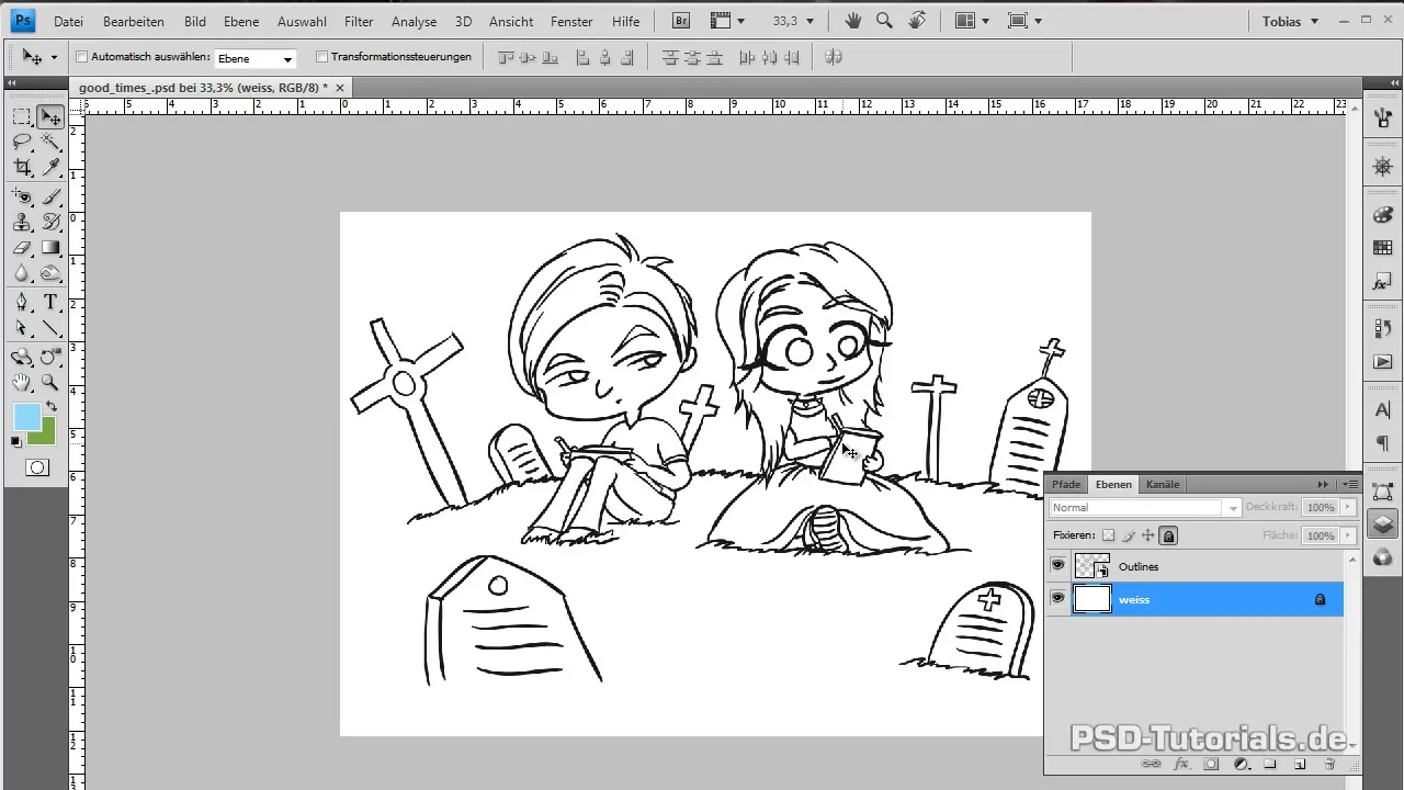 Create professional comic drawings in Photoshop