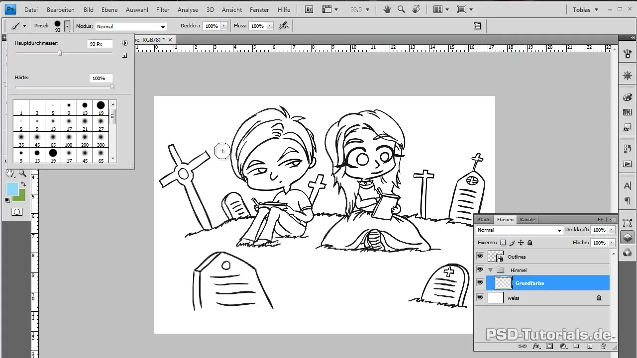Create professional comic drawings in Photoshop