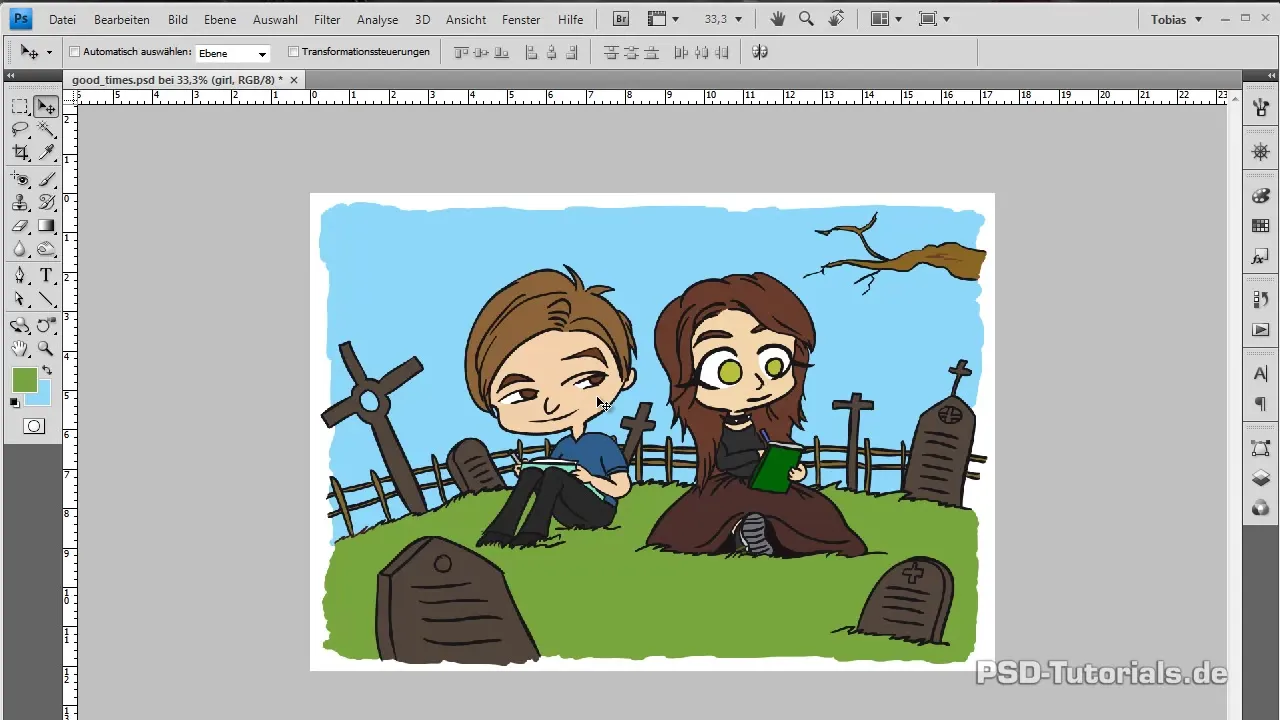 Create professional comic drawings in Photoshop