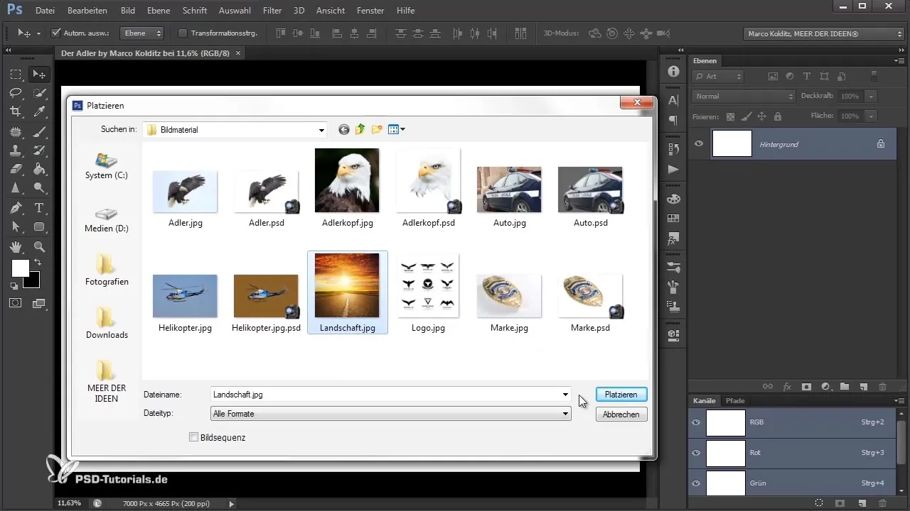 Photoshop-Composing: Crear fondo y lienzo