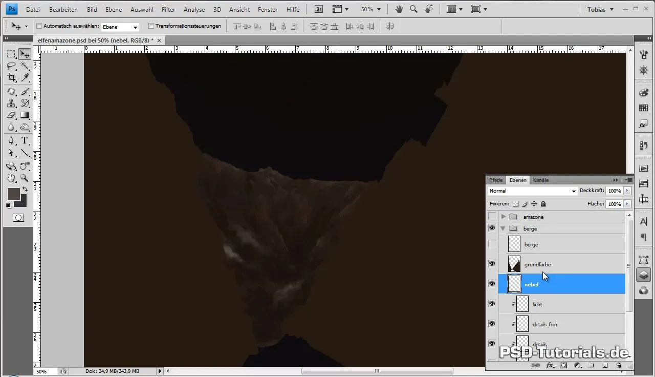Técnicas de pintura digitales para diseñar montañas
