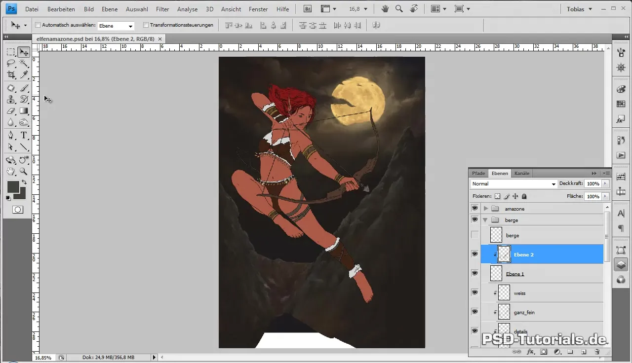 Técnicas de pintura digitales para diseñar montañas