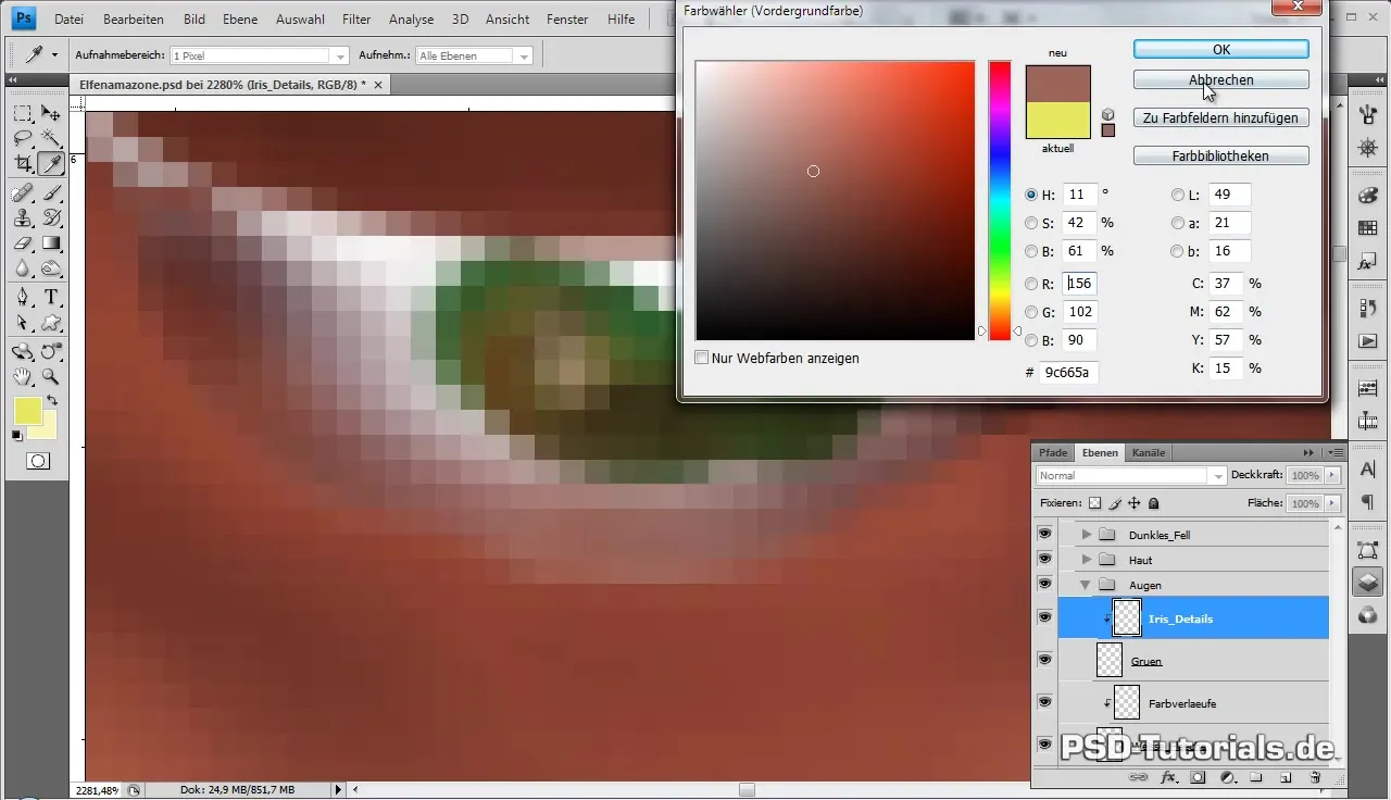 Digital Painting: Mengatur rambut Elfenamazonen secara efisien