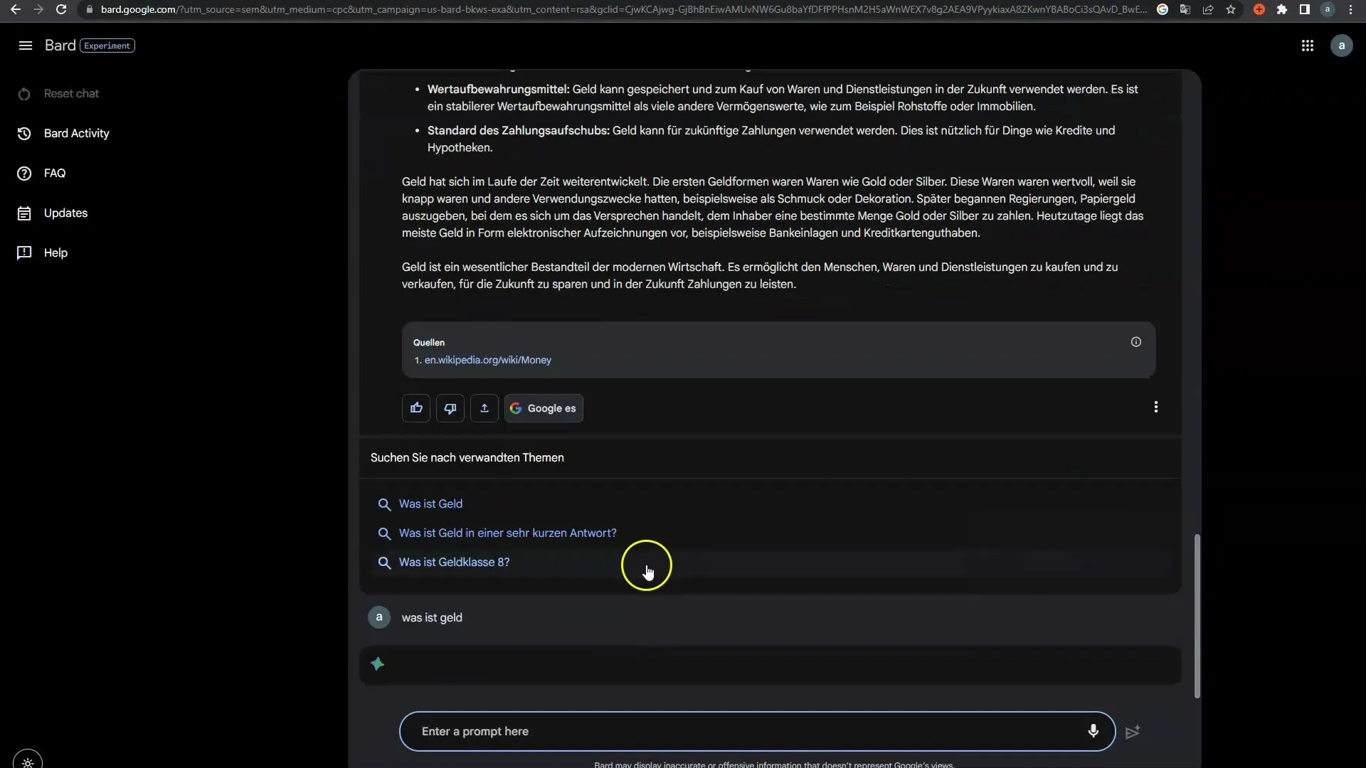 Google Bard: Interfacet, forskellen til ChatGPT og tyske svar