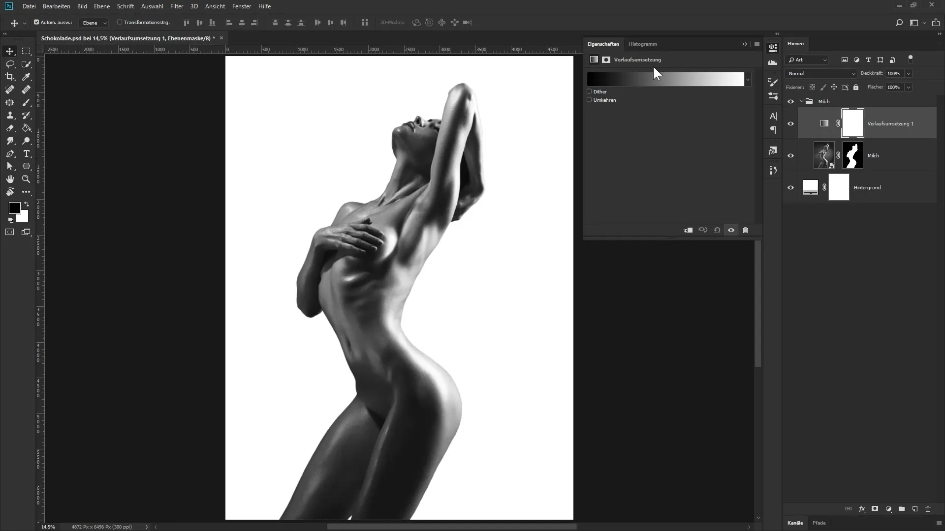 Aspetto lattiginoso per il tuo compositing in Photoshop