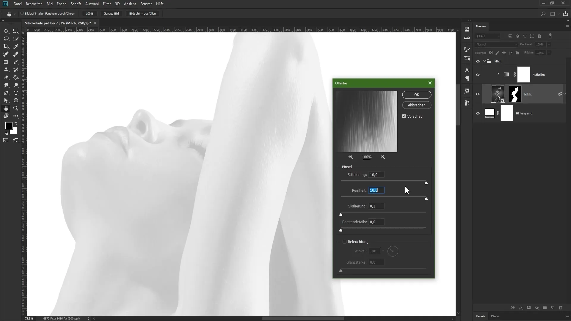 Aspetto lattiginoso per il tuo compositing in Photoshop
