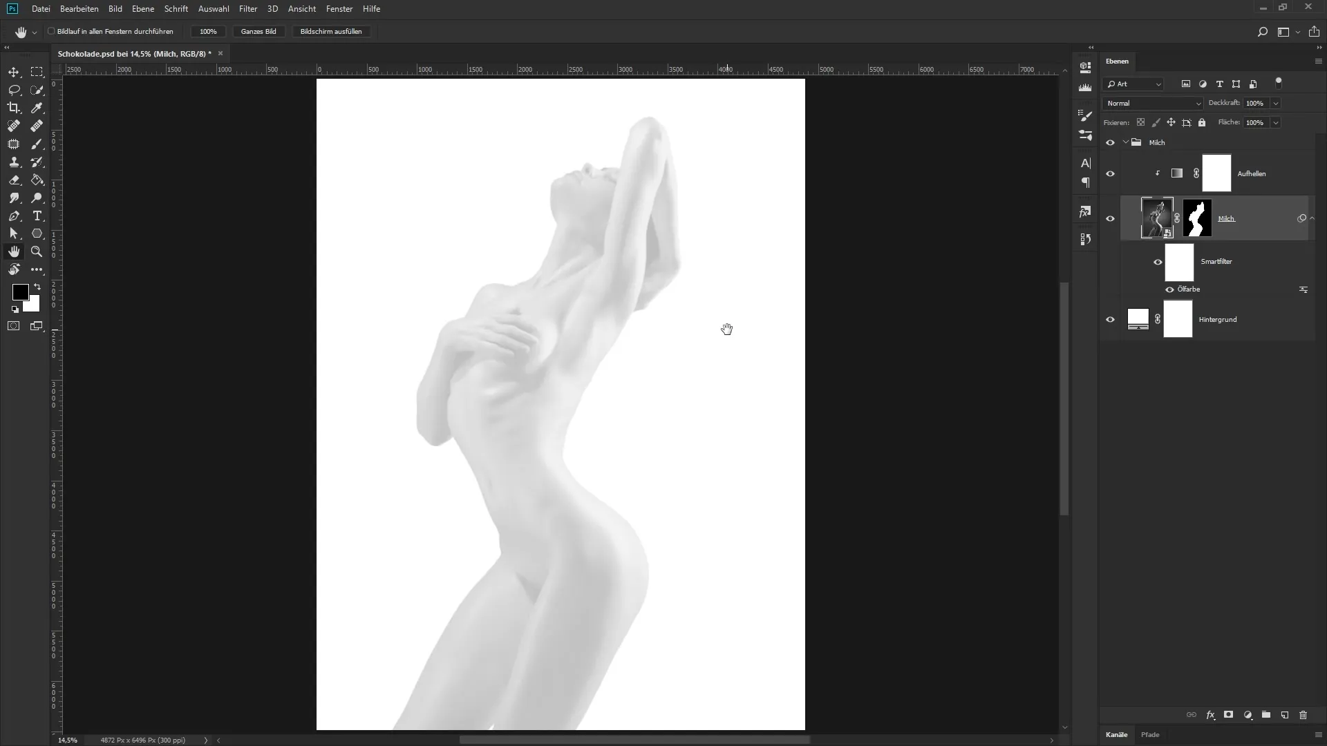 Aspetto lattiginoso per il tuo compositing in Photoshop