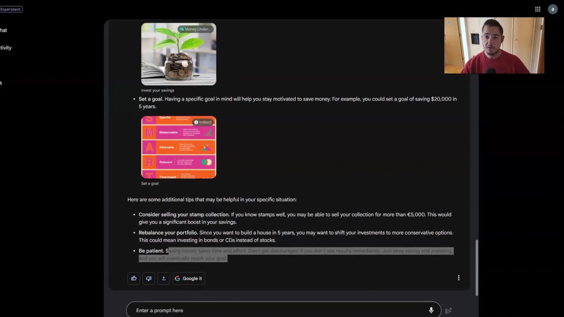 Crear el comando perfecto para Google Bard