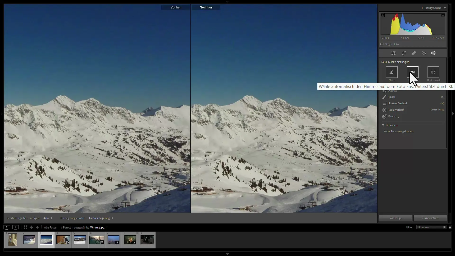 Reductor de zgomot eficient cu Adobe Lightroom