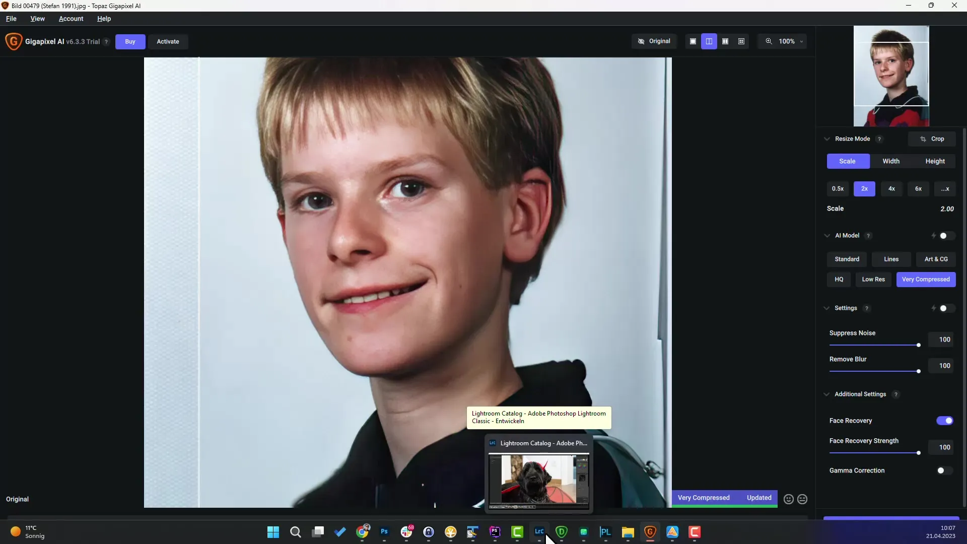 Comparare programelor pentru reducerea zgomotului în fotografii