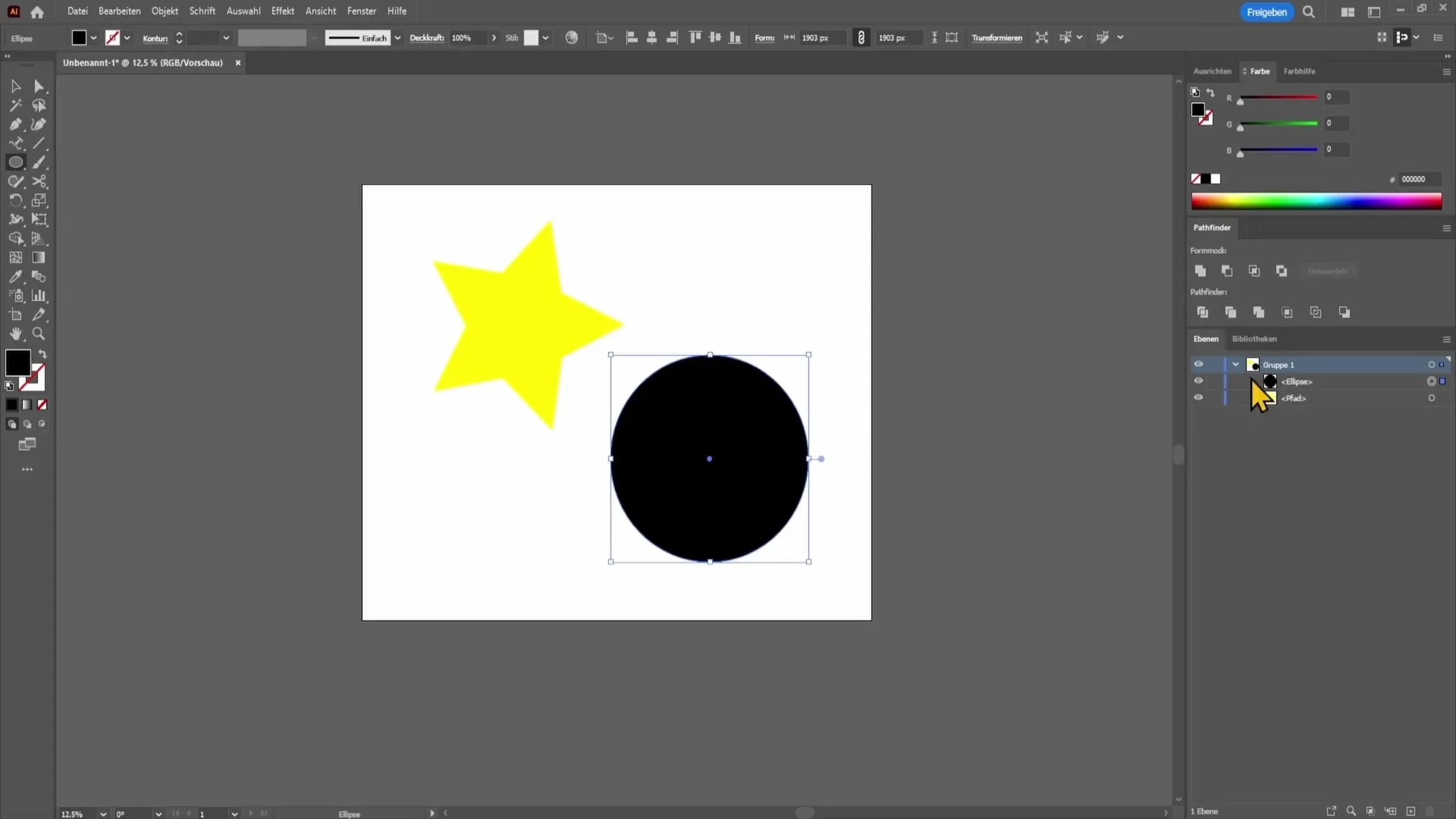Trabajo eficiente con capas en Adobe Illustrator