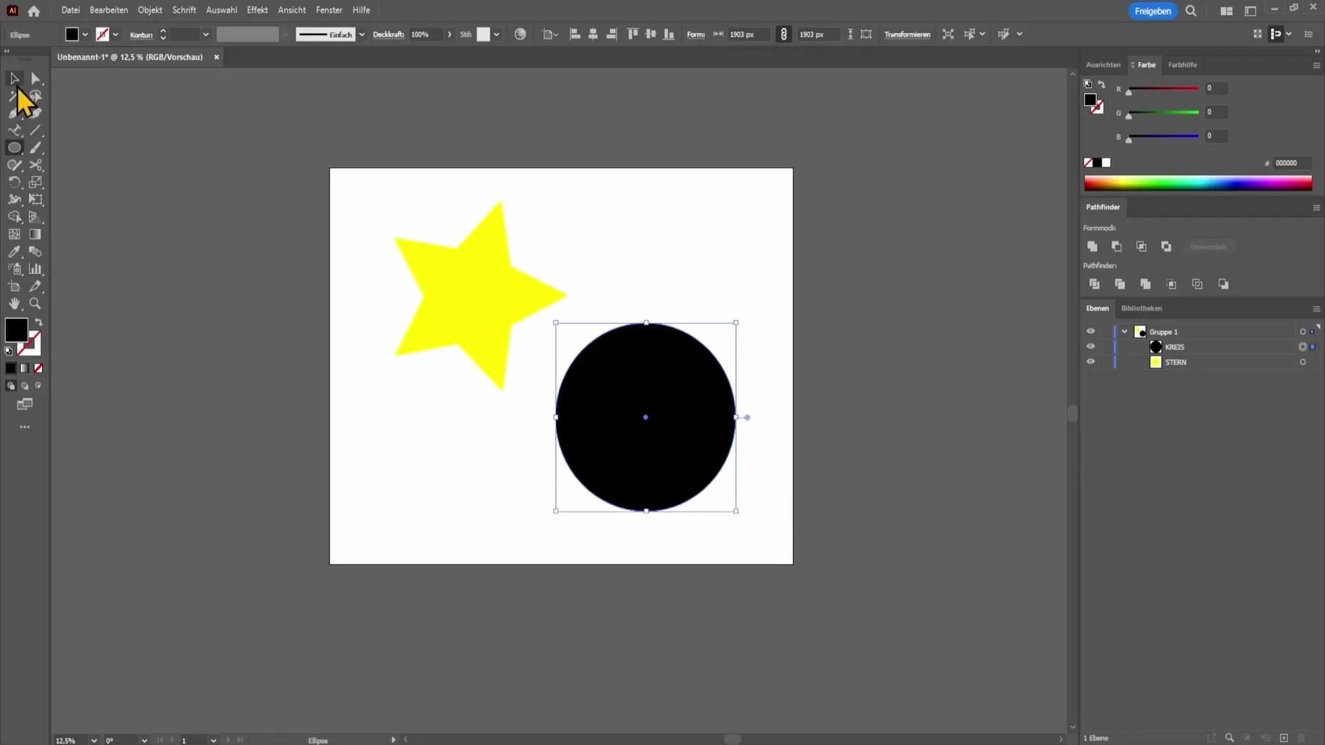 Trabajo eficiente con capas en Adobe Illustrator