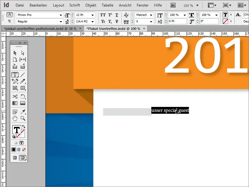 Mendesain poster di Adobe InDesign - Bagian 3: Memasukkan teks