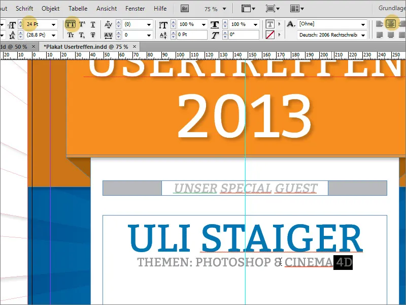 Mendesain poster di Adobe InDesign - Bagian 3: Menyisipkan teks