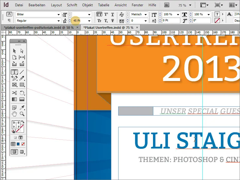 Plakati kujundamine Adobe InDesignis - Osa 3: Tekstide sisestamine Plakati kujundamine Adobe InDesignis - Osa 3: Tekstide lisamine