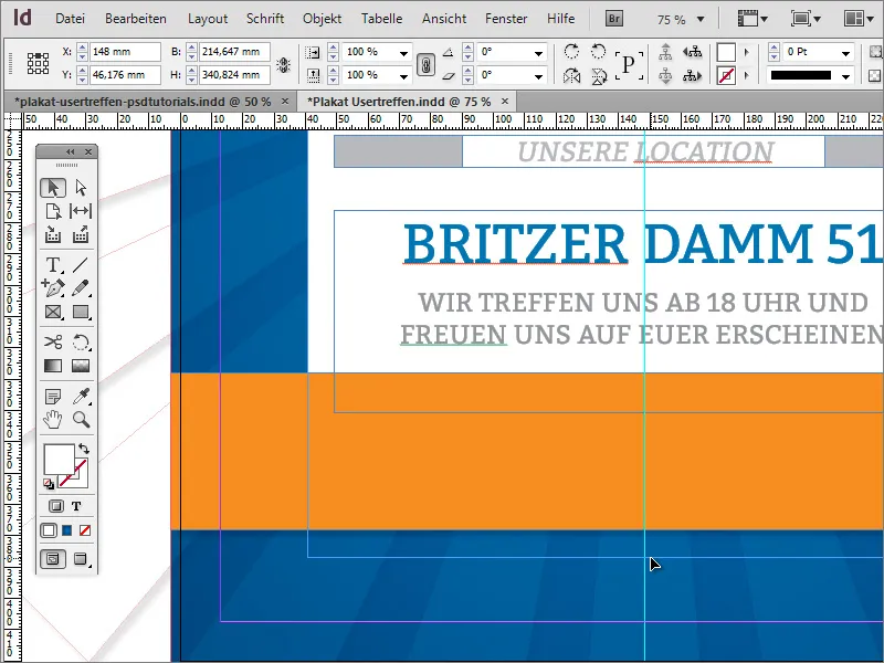 Plakat gestalten in Adobe InDesign - Teil 3: Texte einpflegen