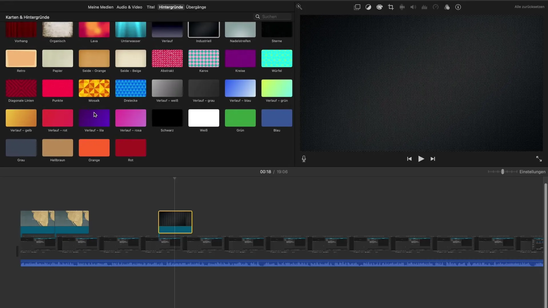 Utilizarea eficientă a fundalurilor pentru iMovie – Pas cu pas