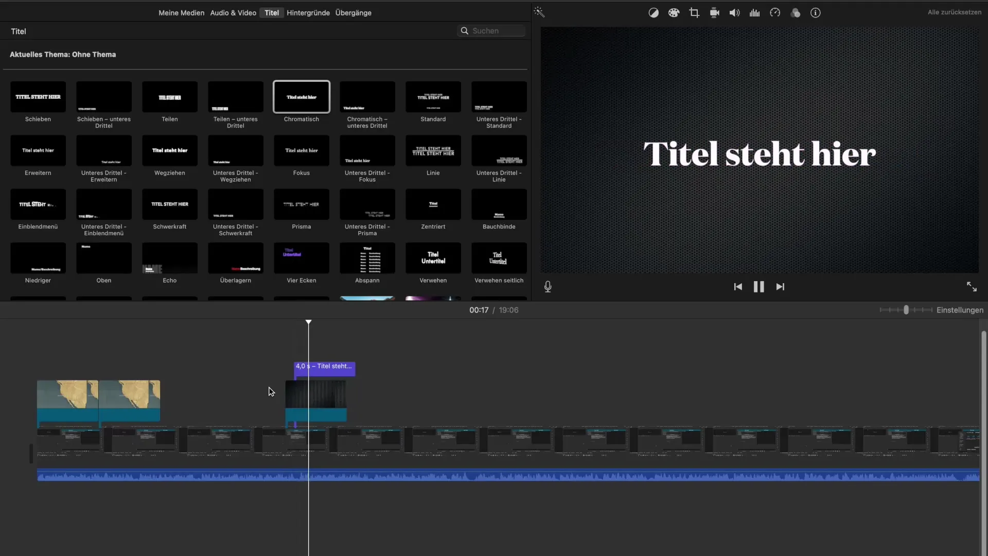 Utilizați eficient fundalurile pentru iMovie - Pas cu pas