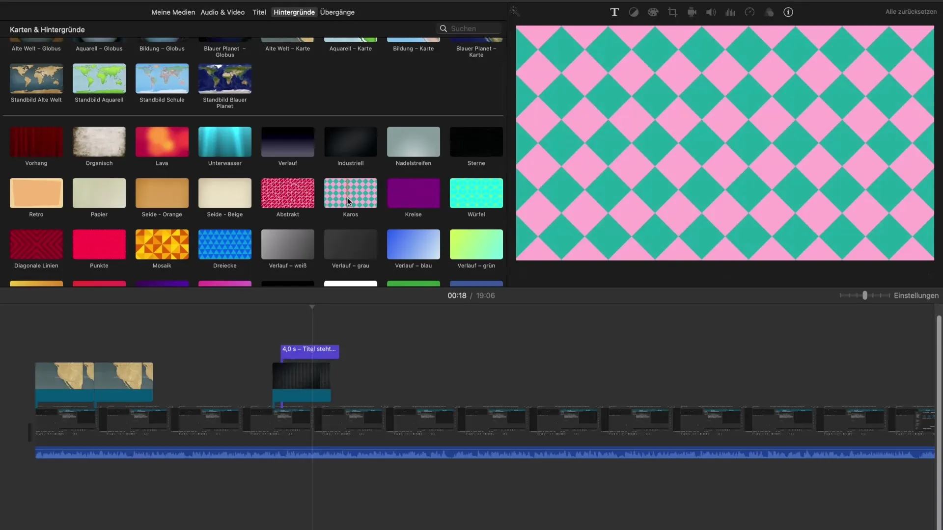 Utilizarea eficientă a fundalurilor pentru iMovie – pas cu pas
