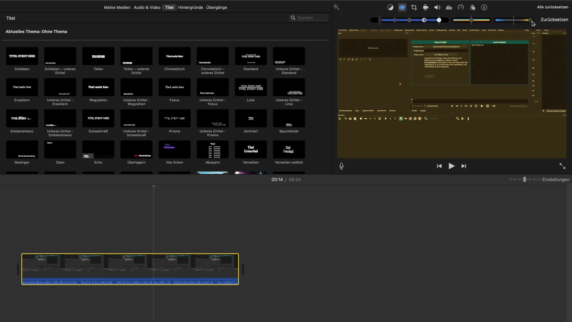 Corrección de color en iMovie fácil de implementar