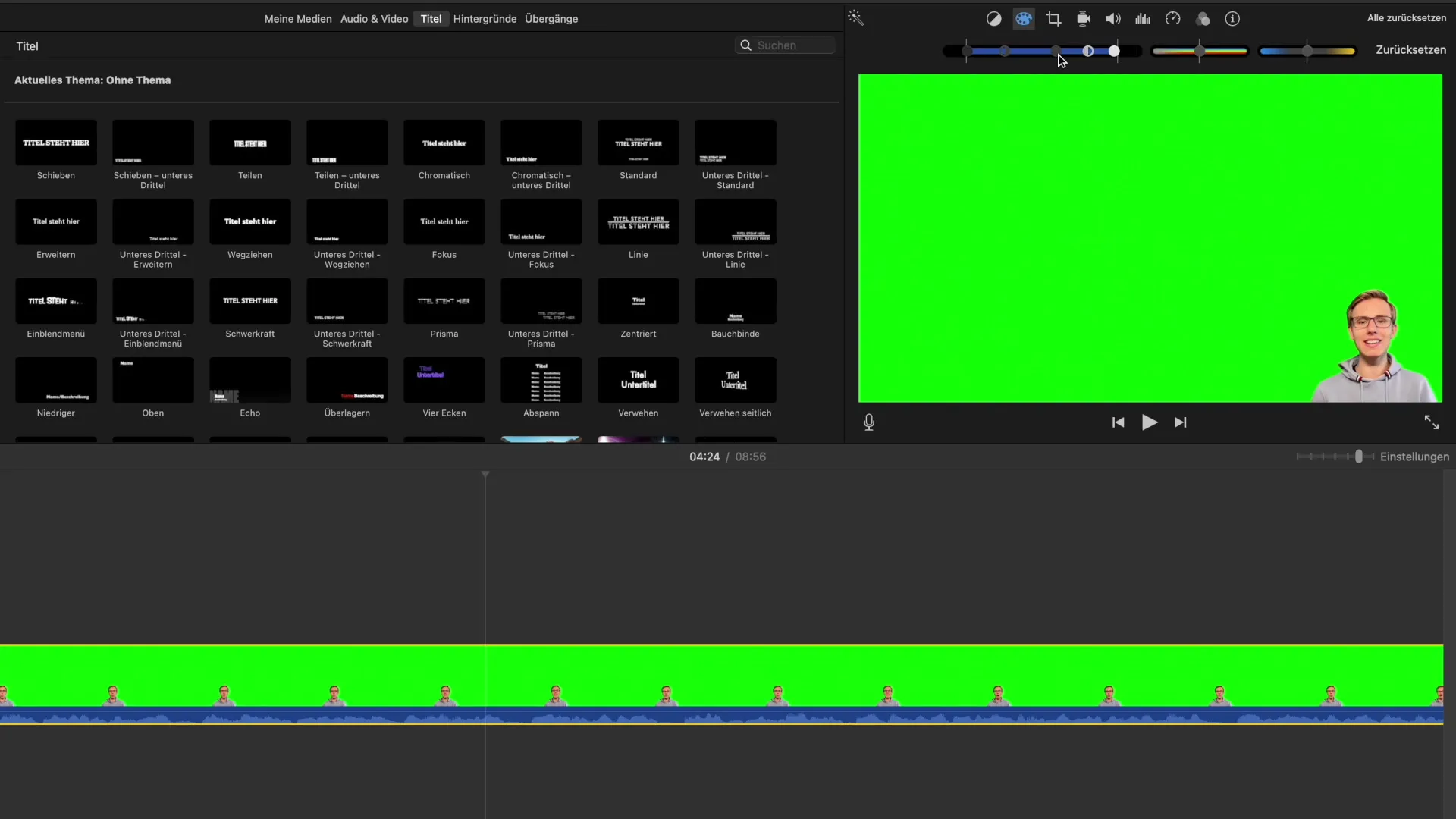 Corrección de color en iMovie fácil de implementar