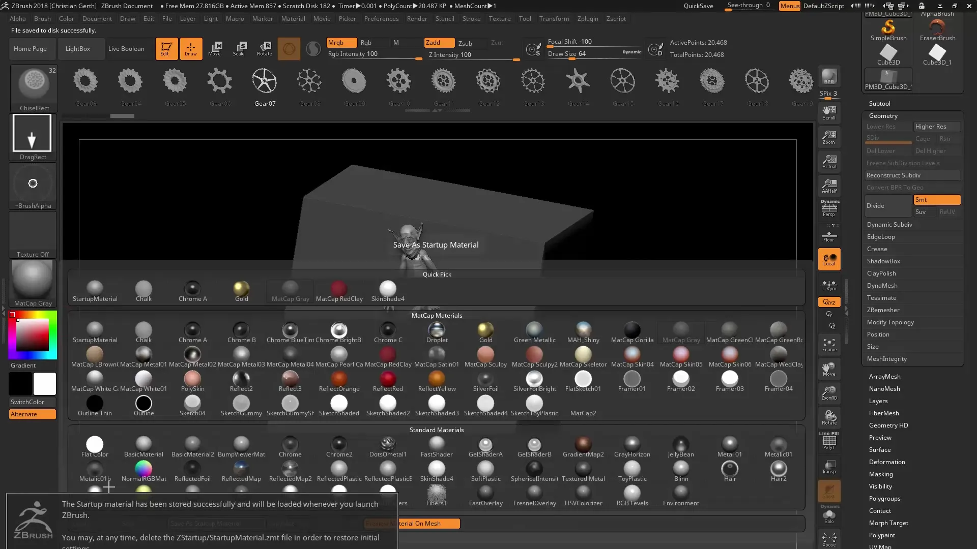 Personalizar la interfaz de ZBrush 2018 para un trabajo eficiente