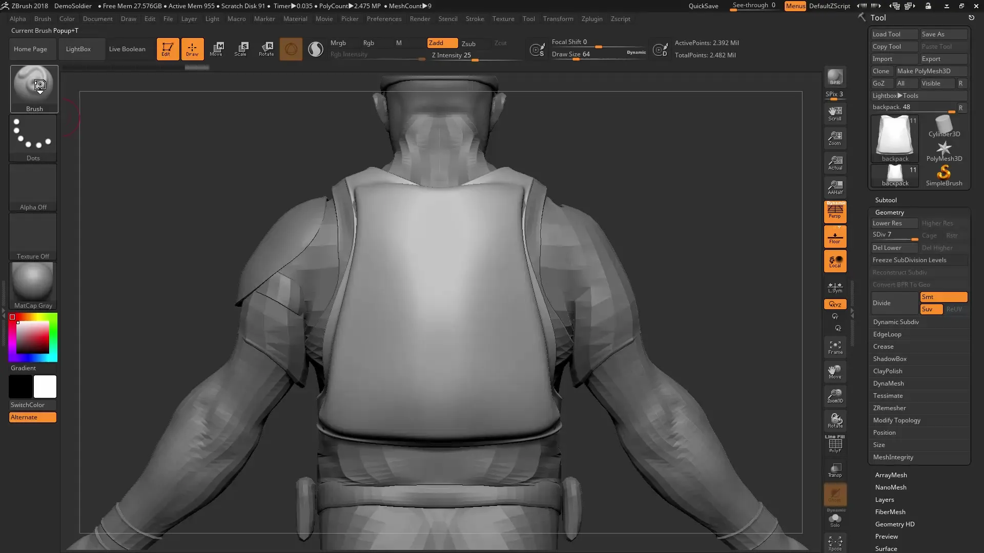 Dibujar líneas precisas con ZBrush 4R8: Lazy Mouse 2.0 Dibujar líneas precisas con ZBrush 4R8: Lazy Mouse 2.0