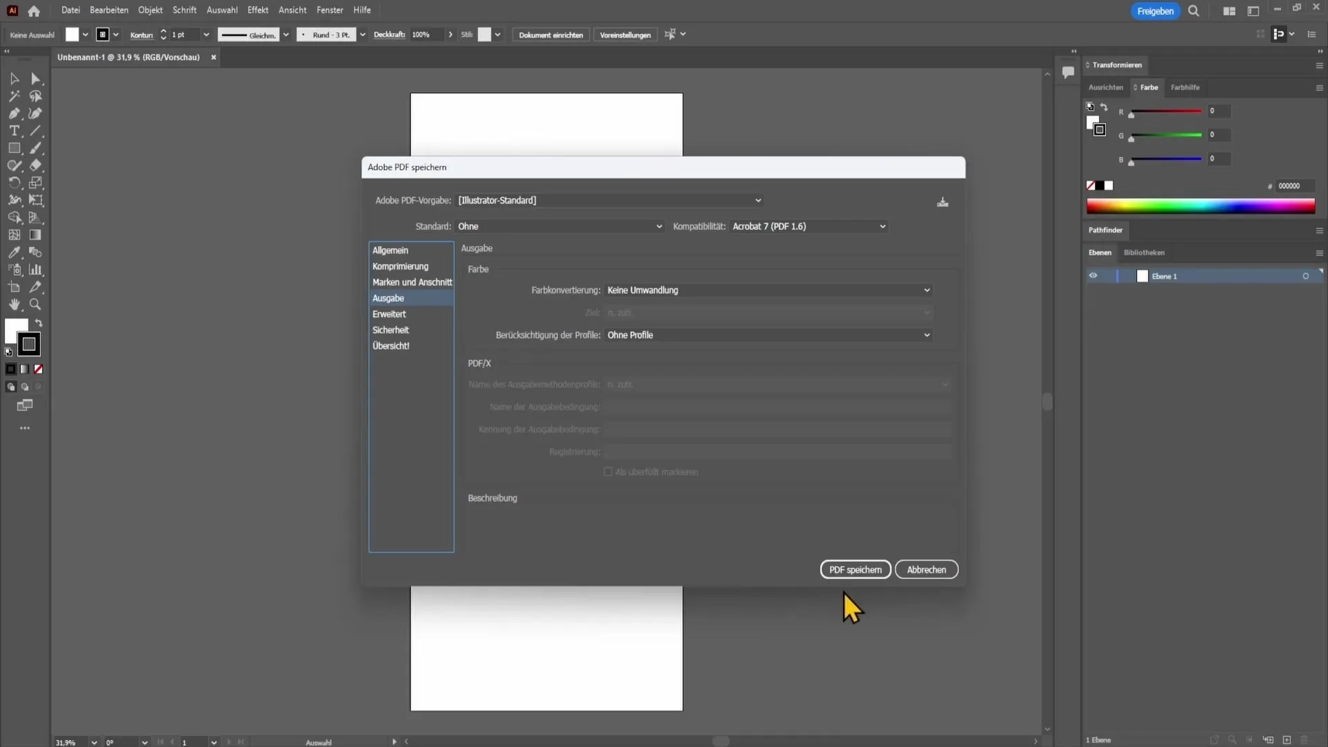 Exportar un PDF en Adobe Illustrator: Una guía paso a paso