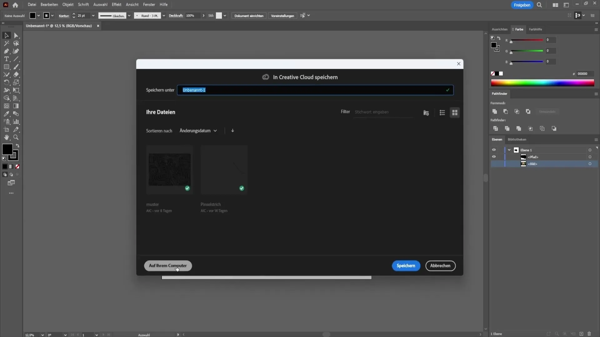 Exportar archivo vectorial en Adobe Illustrator