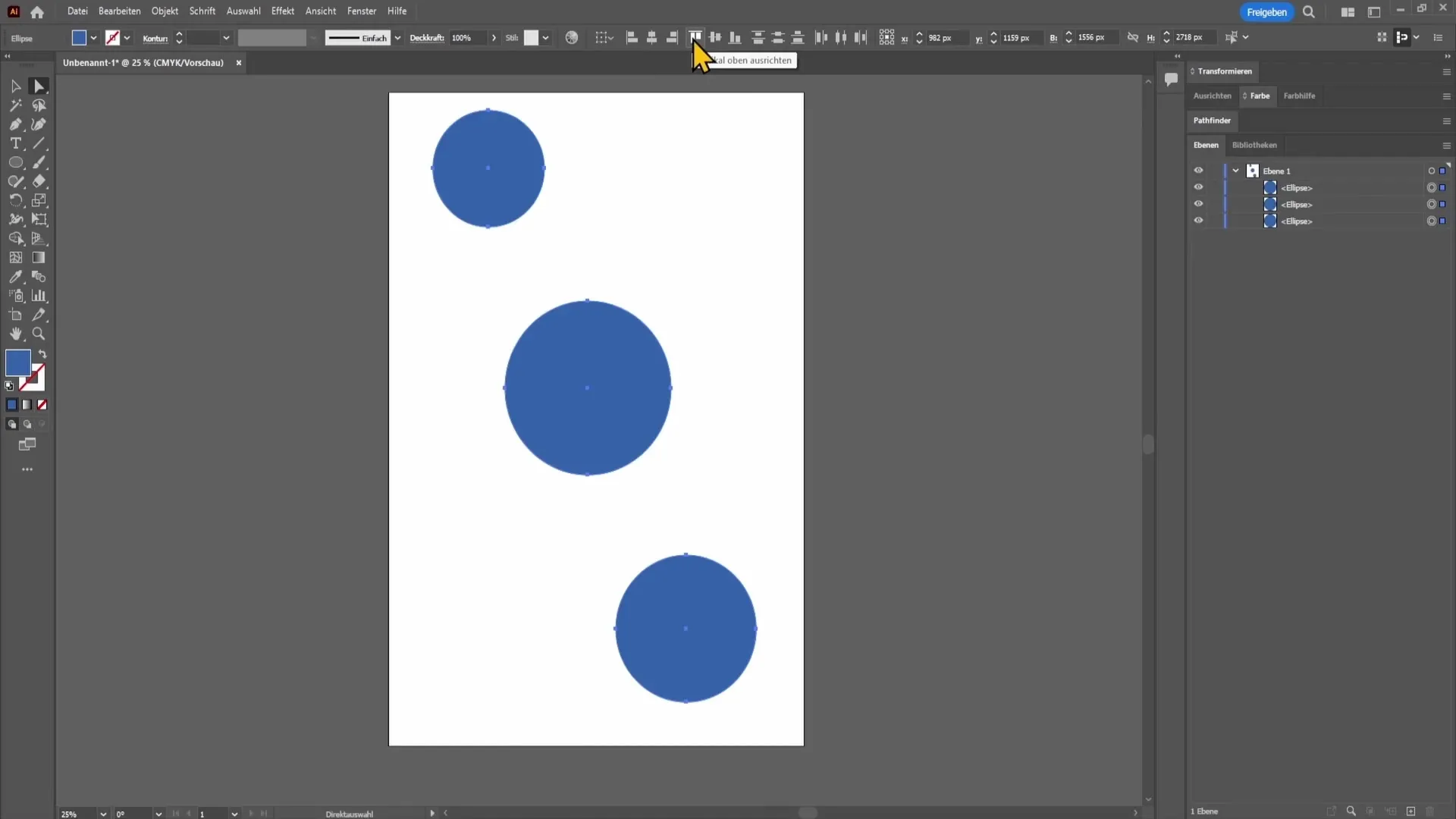 Alinear y distribuir eficientemente objetos en Adobe Illustrator