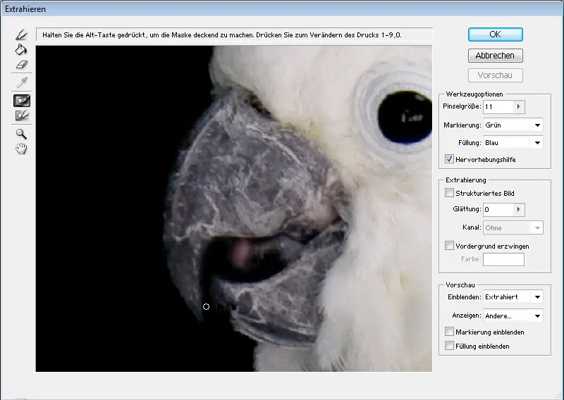 Haare optimal freistellen mit Extrahieren - für Locken, Fell und Federn perfekt Haare optimal freistellen mit Extrahieren - für Locken, Fell und Federn perfekt