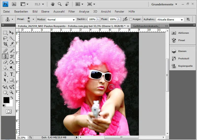 Haare optimal freistellen mit Extrahieren - für Locken, Fell und Federn perfekt Haare optimal freistellen mit Extrahieren - für Locken, Fell und Federn perfekt