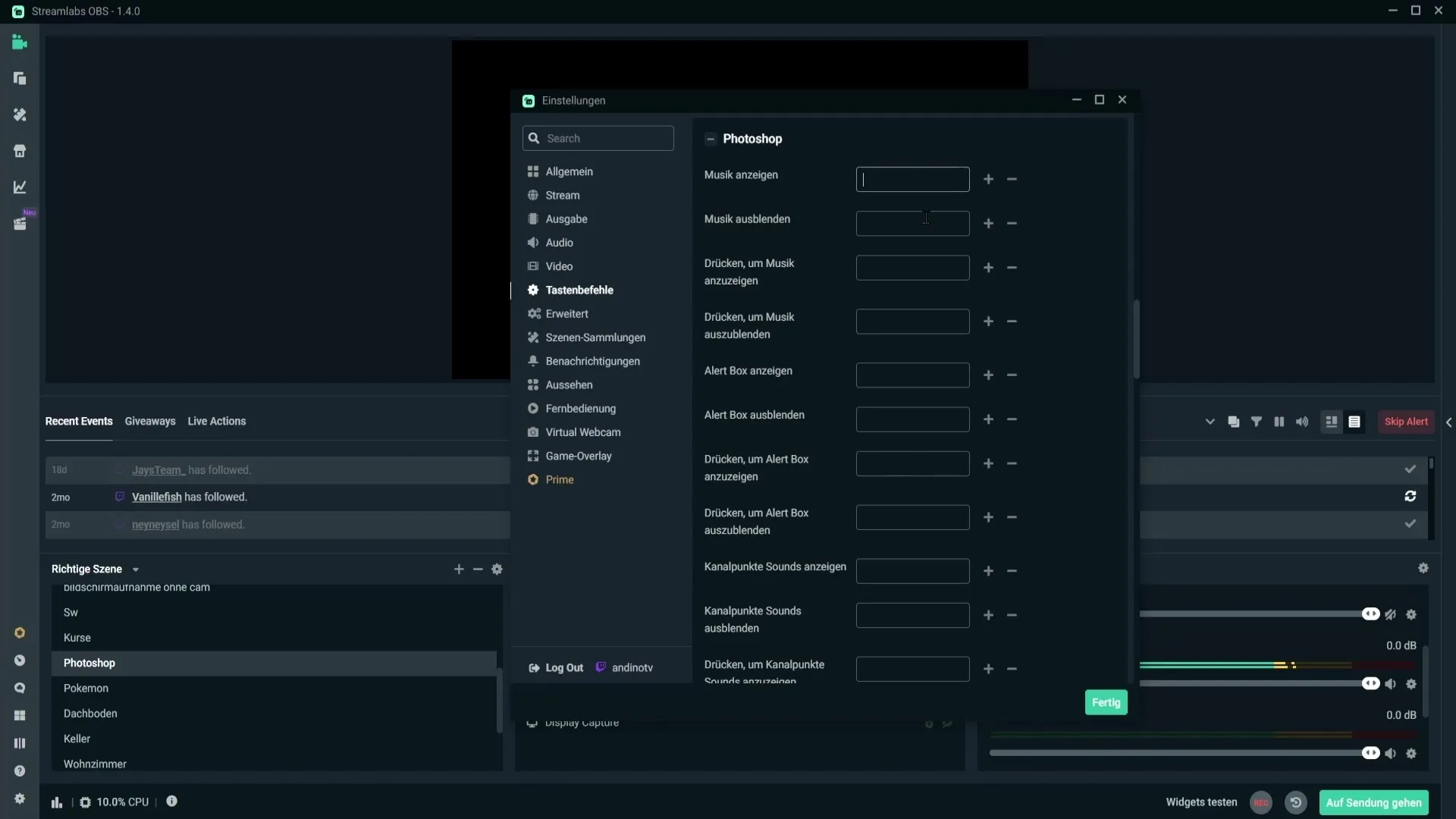Streamlabs OBS에서 음악을 간단하게 삽입하기