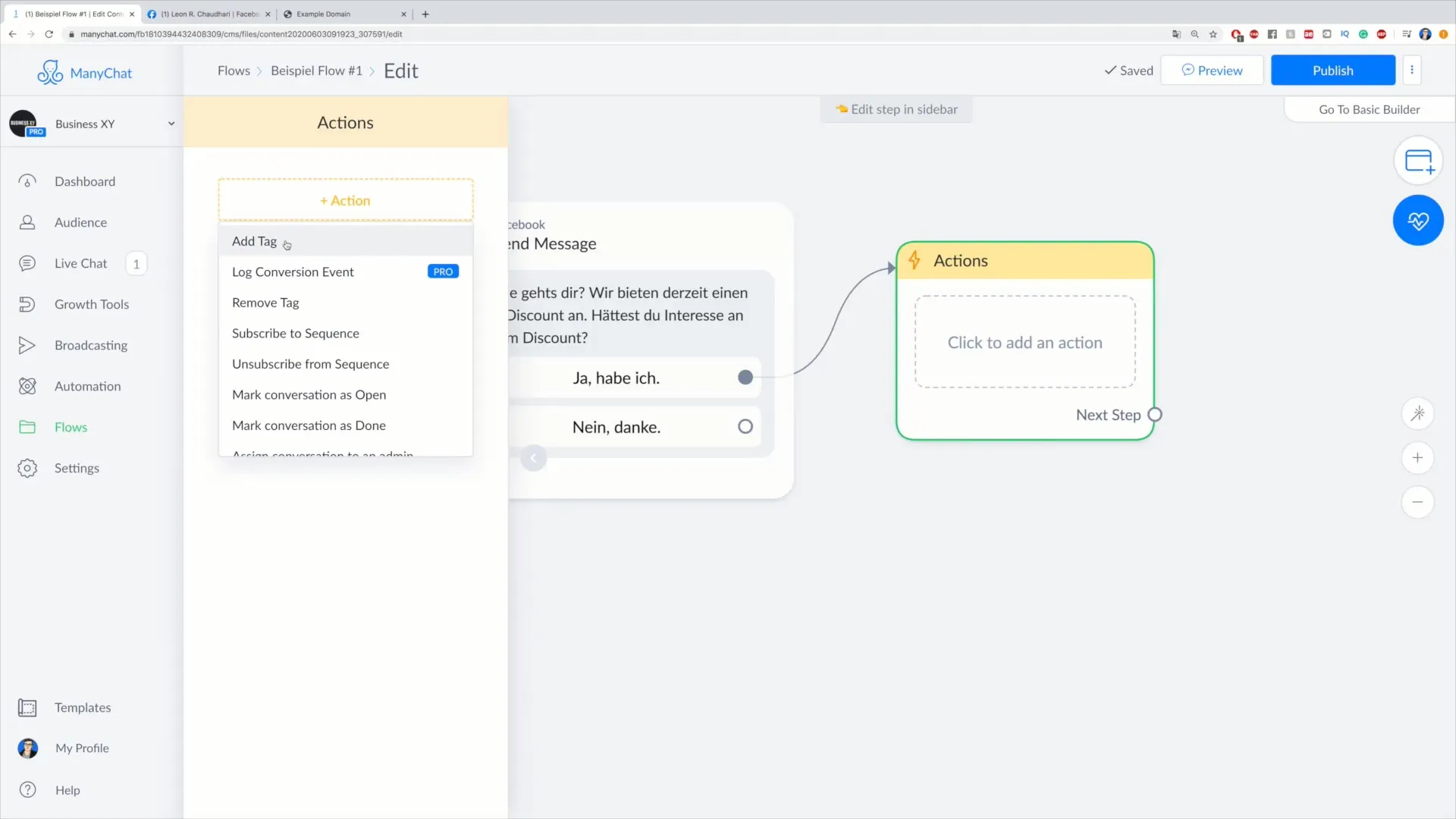 Tag automatizzati nel flow per una migliore acquisizione clienti