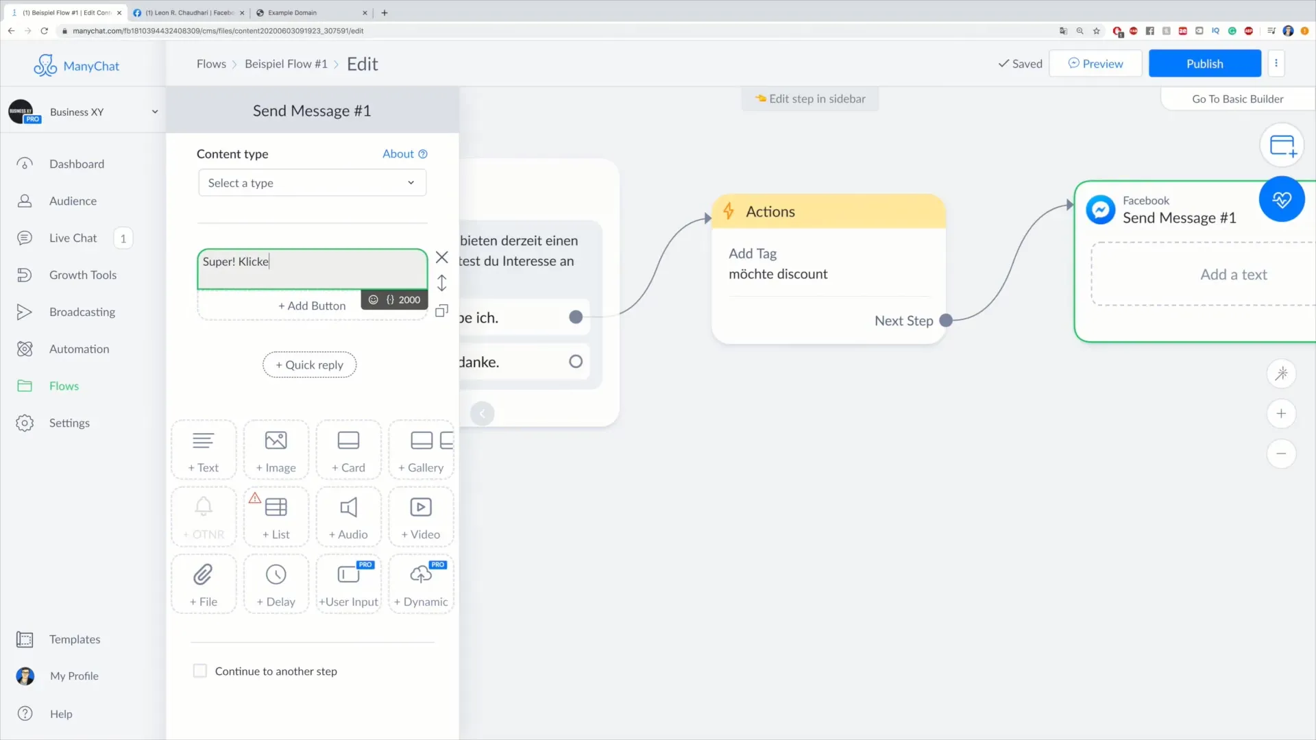 Tag automatizzati nel flow per una migliore acquisizione clienti